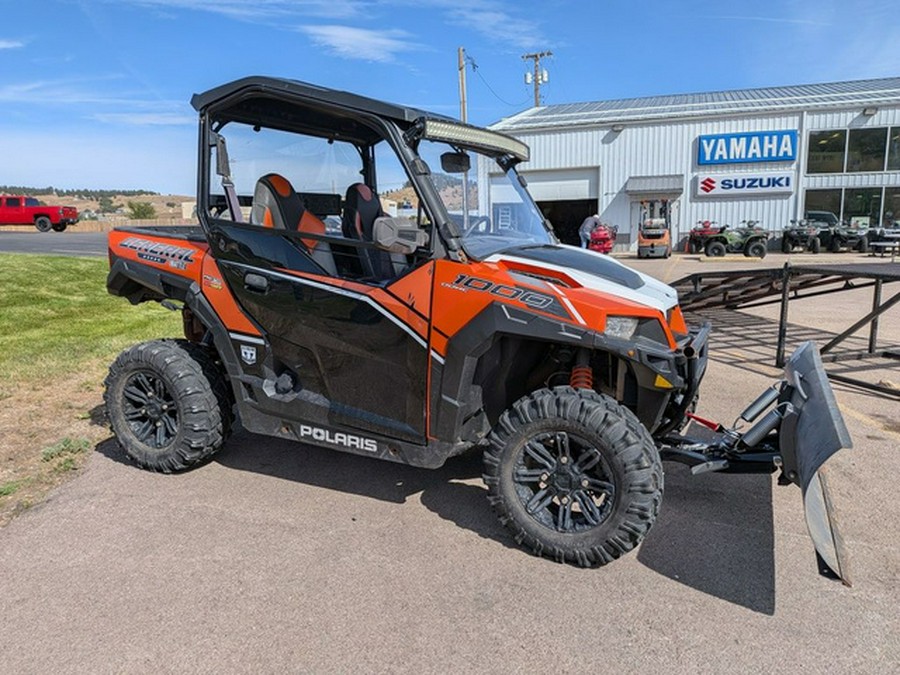 2016 Polaris General 1000 EPS Deluxe Orange Burst 1000 EPS Deluxe