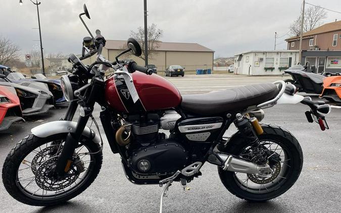 2023 Triumph Scrambler 1200 XC Carnival Red / Jet Black