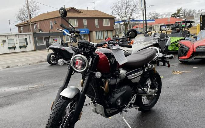 2023 Triumph Scrambler 1200 XC Carnival Red / Jet Black