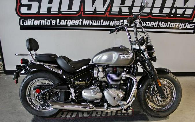 2022 Triumph Bonneville Speedmaster Gold Line Silver Ice/Sapphire Black