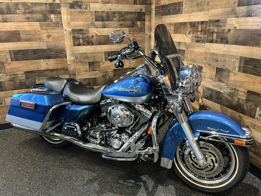 2005 Harley-Davidson® Road King® Two-Tone Chopper Blue Pearl and Brilliant Silver Pearl FLHR