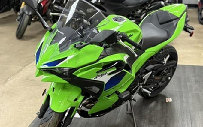 2026 Kawasaki Ninja 500 ABS Metallic Matte Twilight Blue