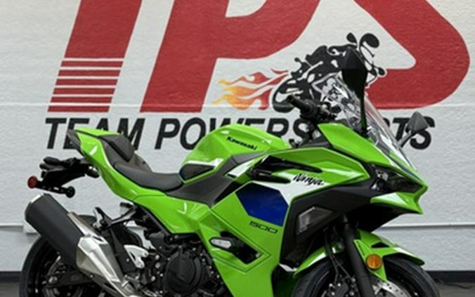 2026 Kawasaki Ninja 500 ABS Metallic Matte Twilight Blue