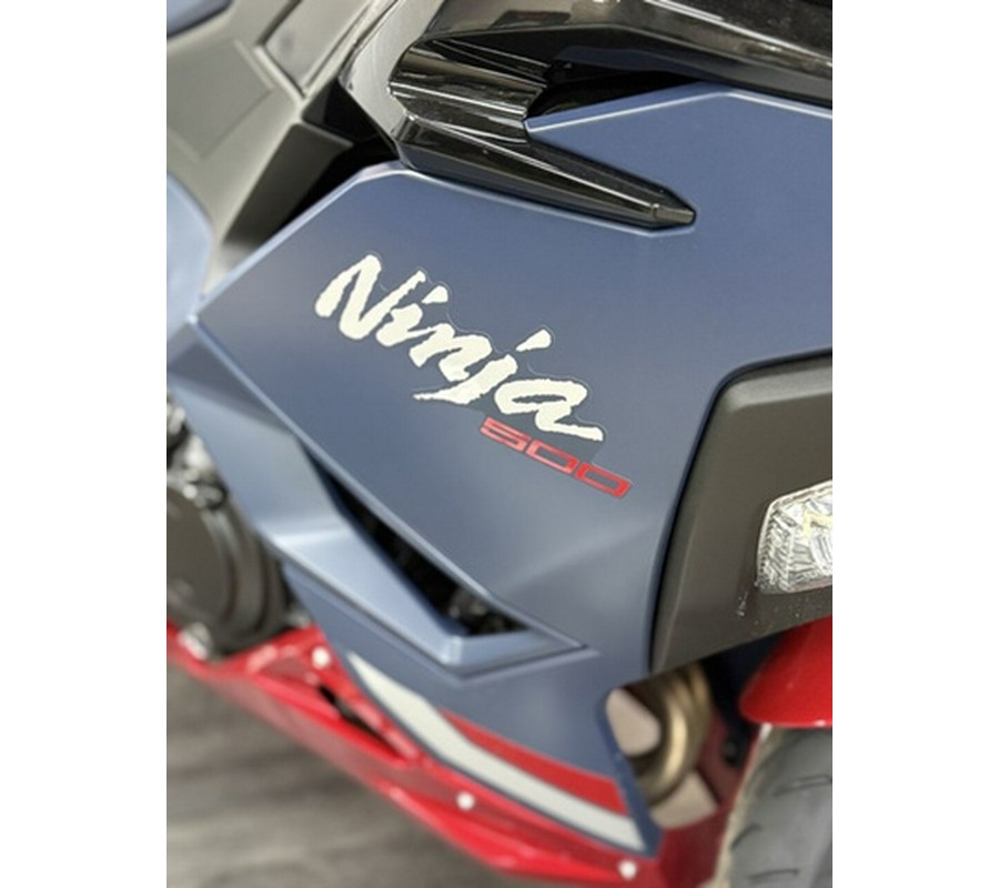 2026 Kawasaki Ninja 500 ABS Metallic Flat Spark Black
