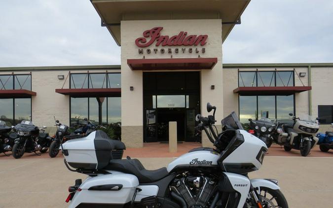 2026 Indian Motorcycle® Pursuit® Dark Horse® 112 Ghost White Metallic with Black Metallic