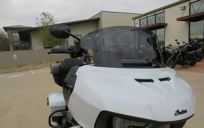 2026 Indian Motorcycle® Pursuit® Dark Horse® 112 Ghost White Metallic with Black Metallic
