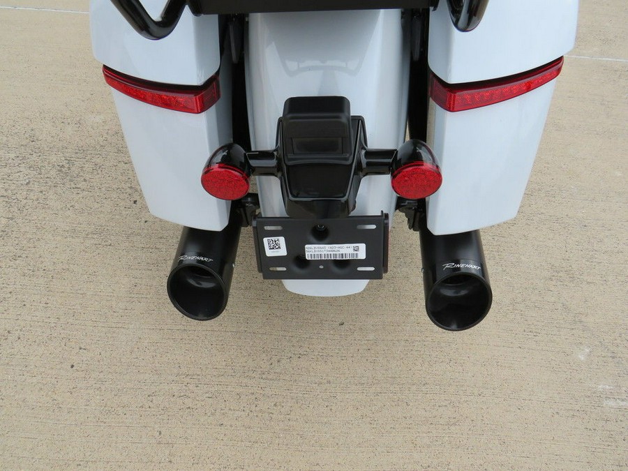 2026 Indian Motorcycle® Pursuit® Dark Horse® 112 Ghost White Metallic with Black Metallic