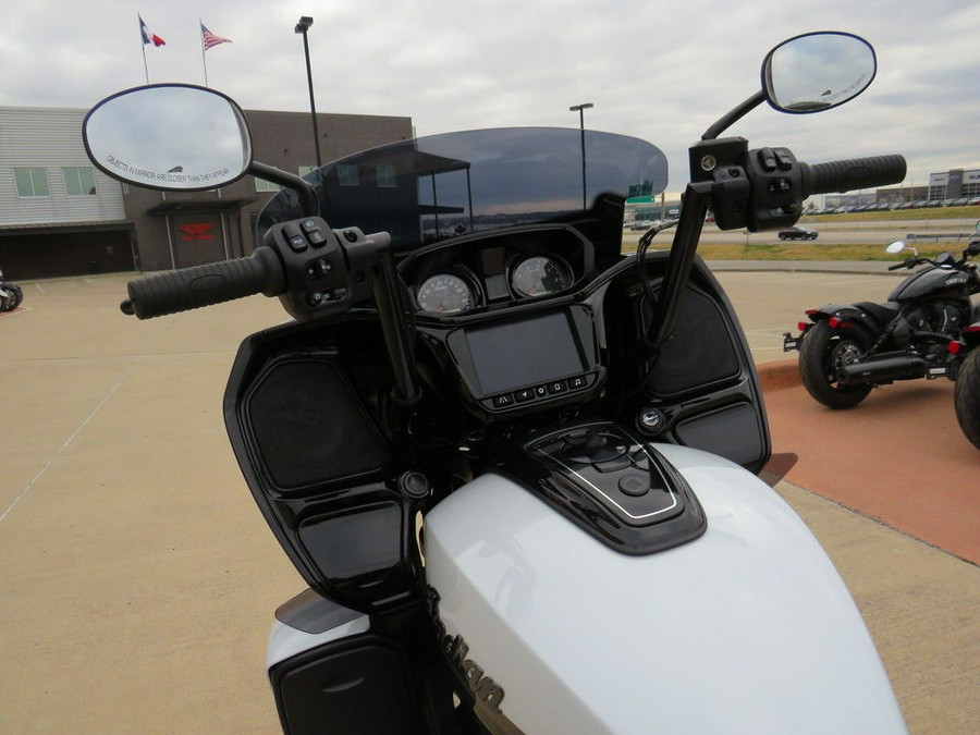 2026 Indian Motorcycle® Pursuit® Dark Horse® 112 Ghost White Metallic with Black Metallic