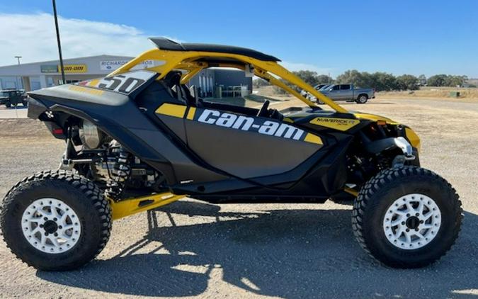 2024 Can-Am® Maverick R X RS with Smart-Shox Carbon Black & Neo Yellow