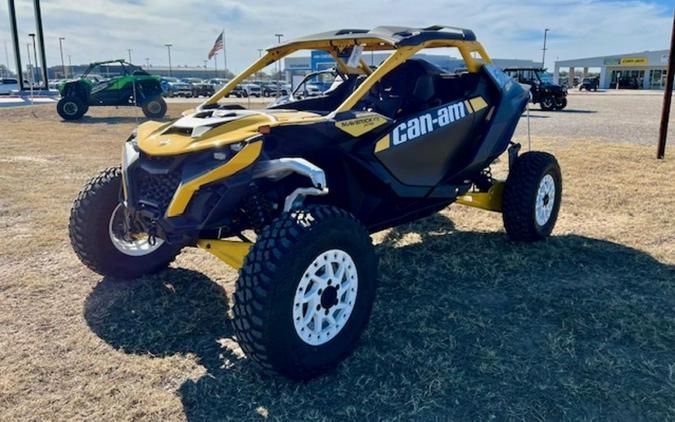 2024 Can-Am® Maverick R X RS with Smart-Shox Carbon Black & Neo Yellow