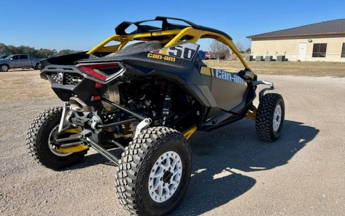 2024 Can-Am® Maverick R X RS with Smart-Shox Carbon Black & Neo Yellow