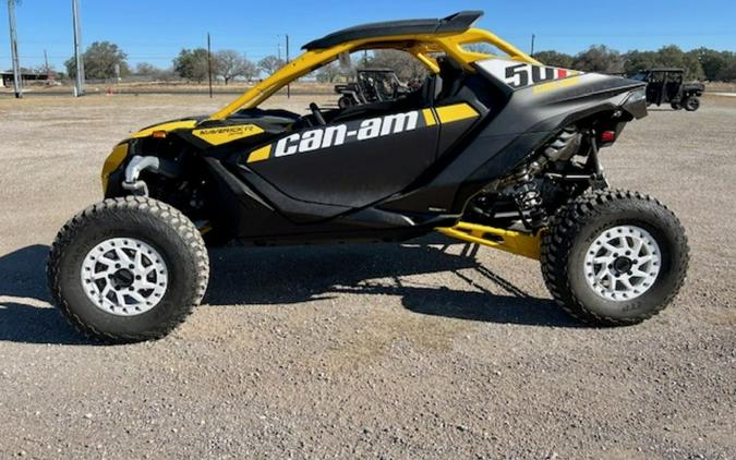 2024 Can-Am® Maverick R X RS with Smart-Shox Carbon Black & Neo Yellow