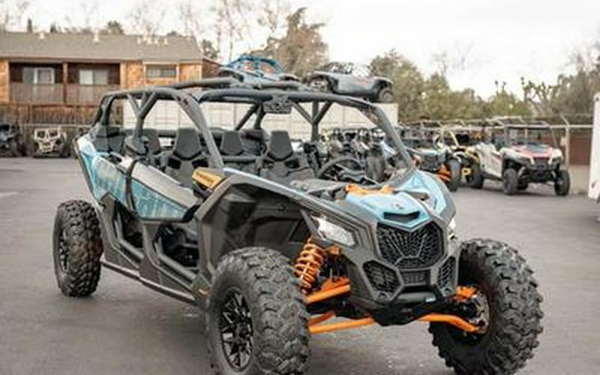 2026 Can-Am® Maverick X3 MAX DS Turbo Scandi Blue & Orange Crush