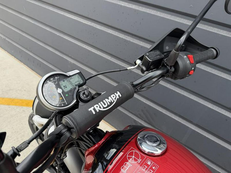 2025 Triumph Scrambler 400 X Carnival Red / Phantom Black