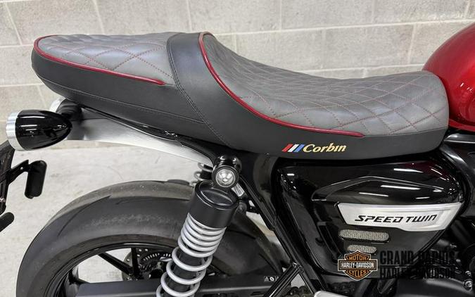 2022 Triumph Speed Twin Red Hopper