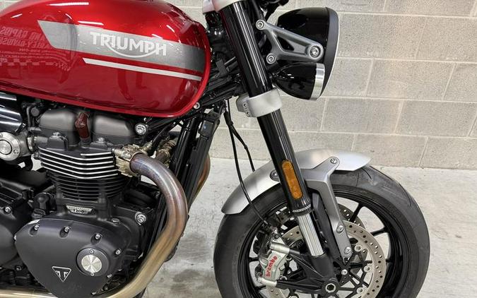 2022 Triumph Speed Twin Red Hopper