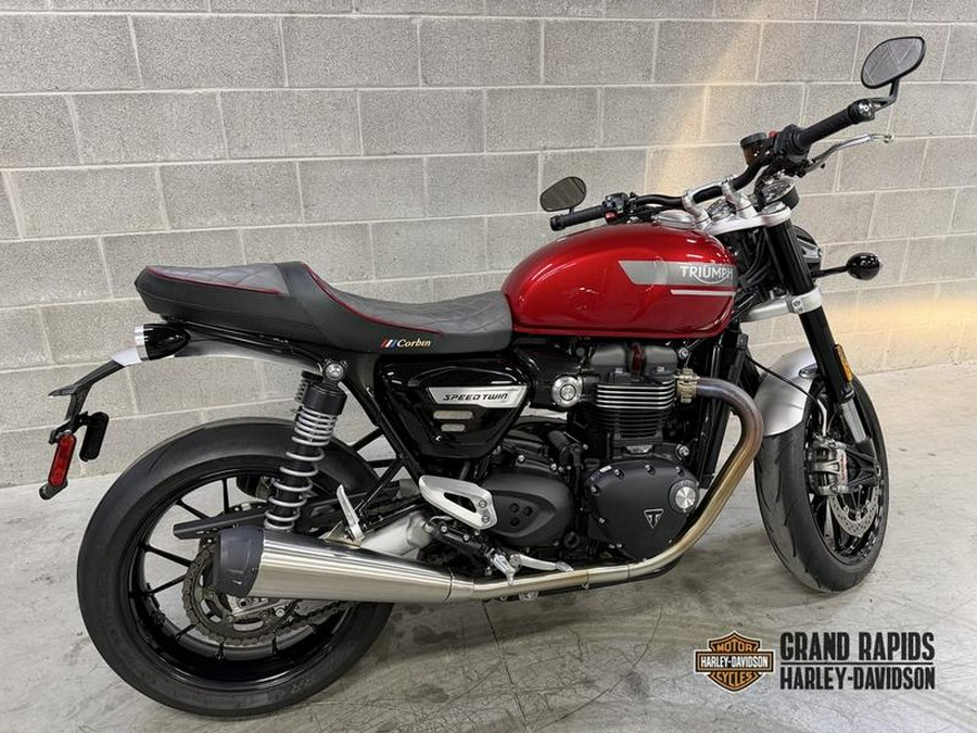 2022 Triumph Speed Twin Red Hopper
