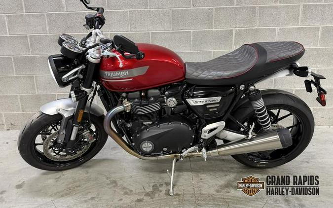 2022 Triumph Speed Twin Red Hopper