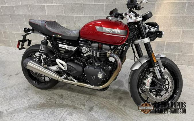 2022 Triumph Speed Twin Red Hopper