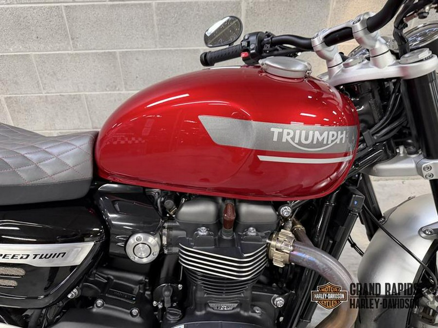2022 Triumph Speed Twin Red Hopper