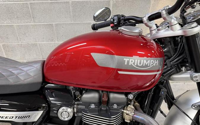 2022 Triumph Speed Twin Red Hopper