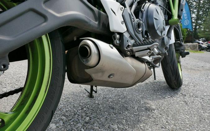 2021 Kawasaki Z650 ABS Pearl Blizzard White/Metallic Spark Black