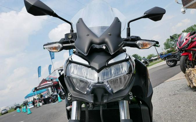 2021 Kawasaki Z650 ABS Pearl Blizzard White/Metallic Spark Black