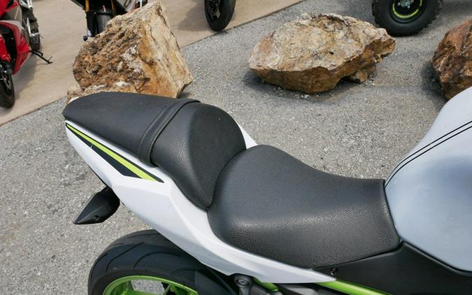 2021 Kawasaki Z650 ABS Pearl Blizzard White/Metallic Spark Black