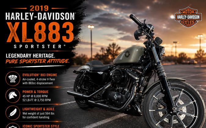 2019 HARLEY-DAVIDSON XL883N - F427891