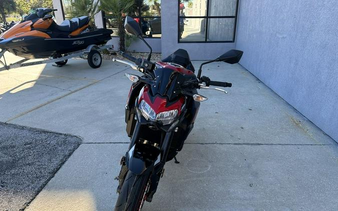 2024 Kawasaki Z900 ABS Candy Persimmon Red/Ebony