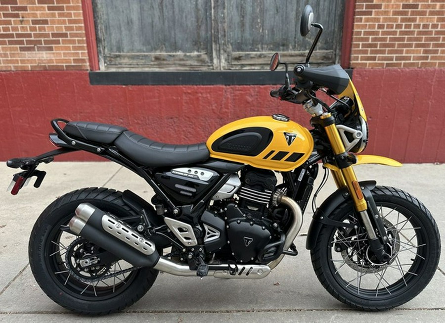 2026 Triumph Scrambler 400 XC Racing Yellow