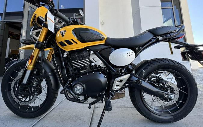 2026 Triumph Scrambler 400 XC Racing Yellow