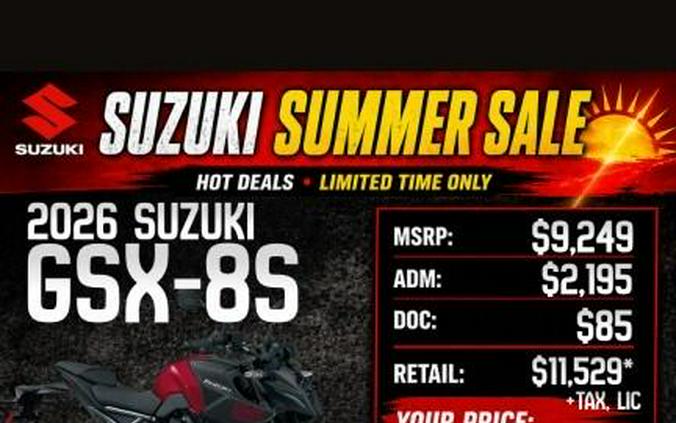 2026 Suzuki GSX-8S