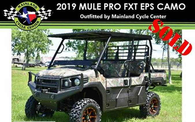 2019 Kawasaki Mule PRO-FXT EPS Camo