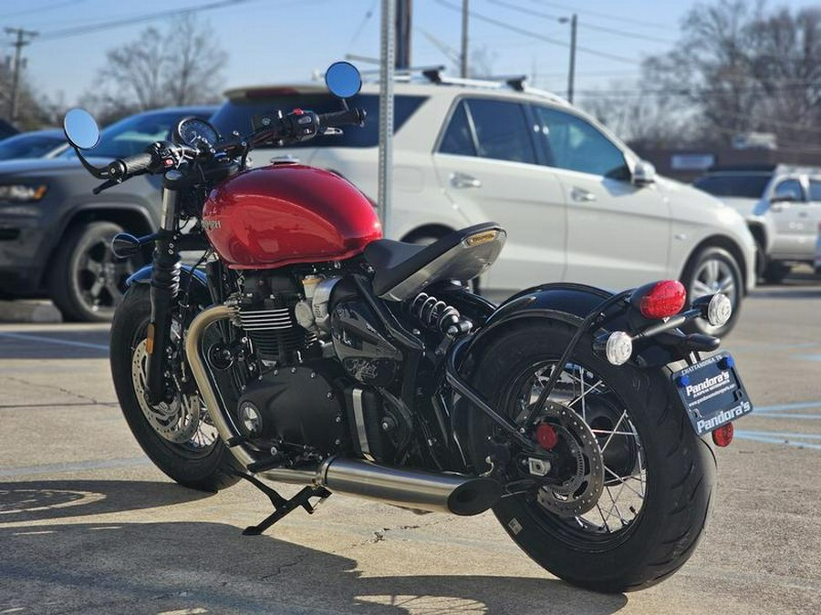 2024 Triumph Bonneville Bobber Red Hopper