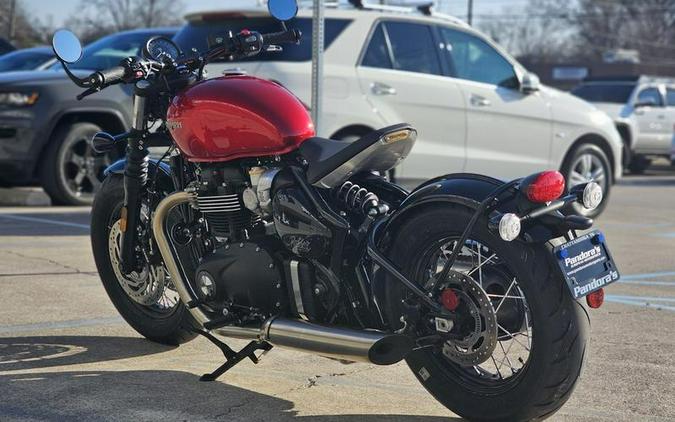 2024 Triumph Bonneville Bobber Red Hopper