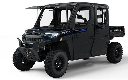 New 2024 POLARIS RANGER CREW XP 1000 NORTHSTAR EDITION ULTIMATE AZURE CRYSTAL METALLIC