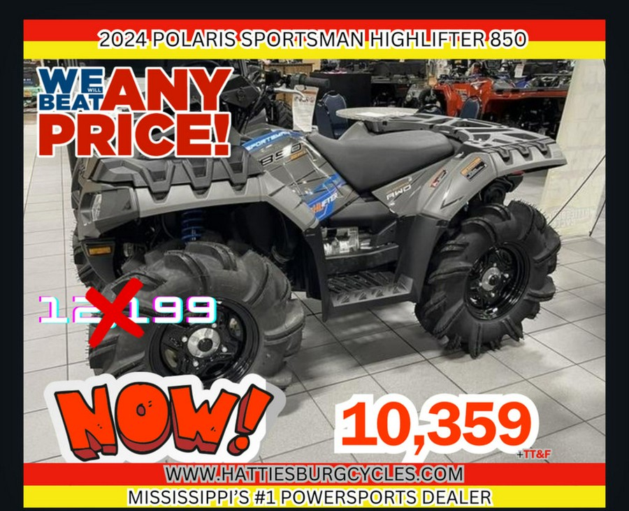 2024 Polaris Sportsman High Lifter Edition 850