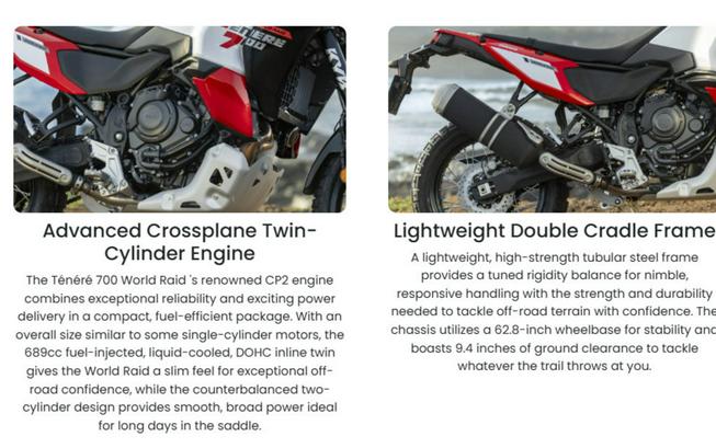2026 Yamaha Tenere 700 World Raid
