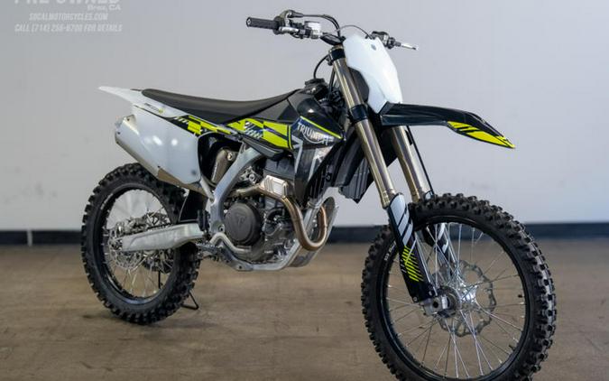 2025 Triumph TF 250-X Jet Black/Pure White