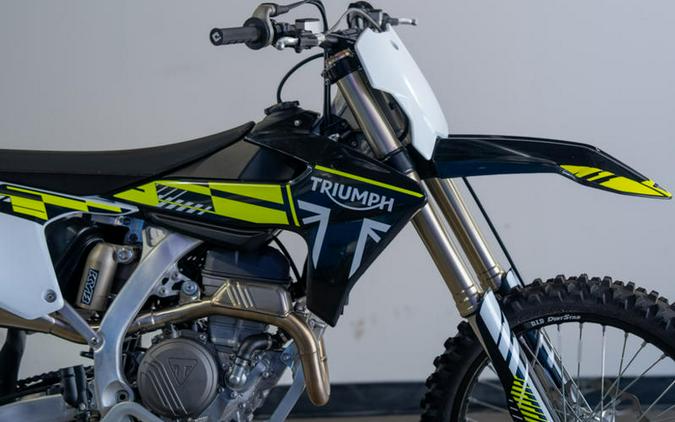 2025 Triumph TF 250-X Jet Black/Pure White
