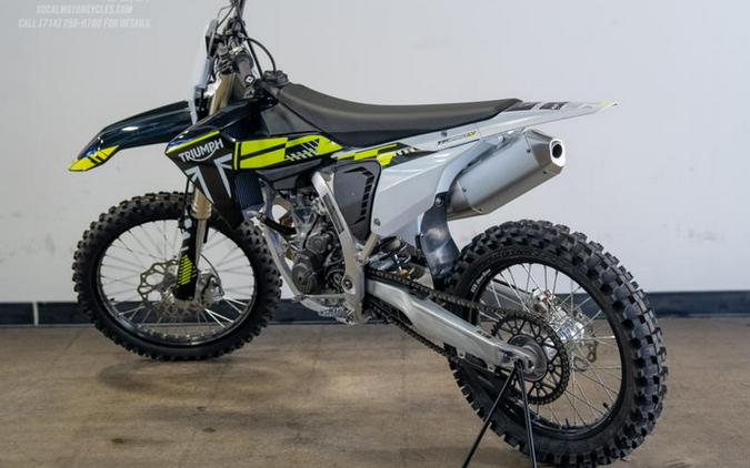 2025 Triumph TF 250-X Jet Black/Pure White