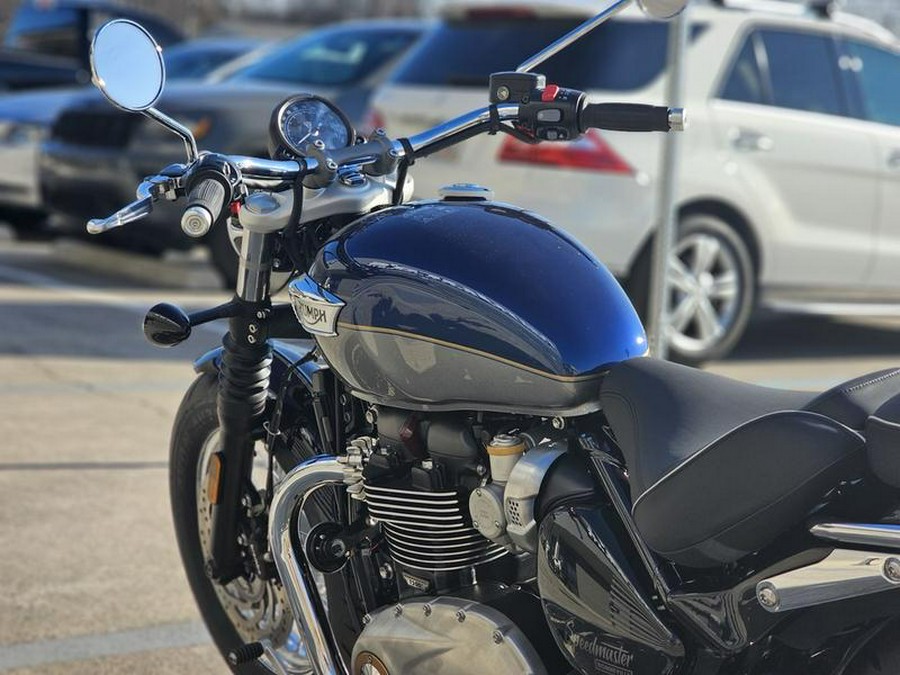 2024 Triumph Bonneville Speedmaster Pacific Blue/Silver Ice