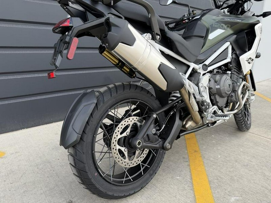 2025 Triumph Tiger 1200 Rally Pro Matt Khaki Green