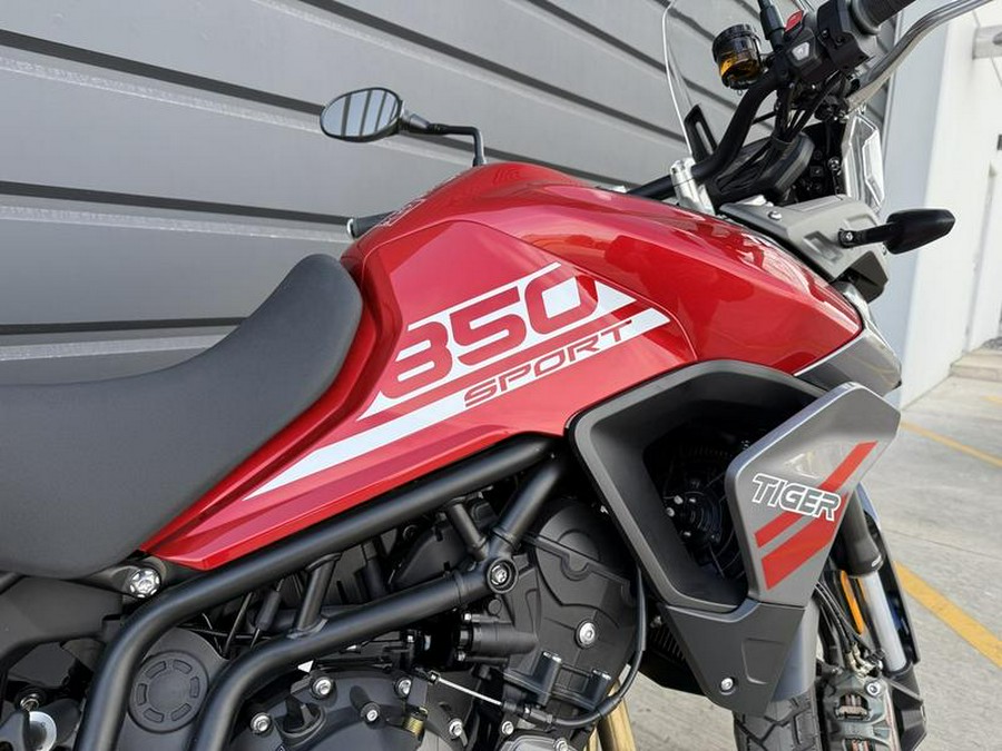 2025 Triumph Tiger 850 Sport Korosi Red / Graphite