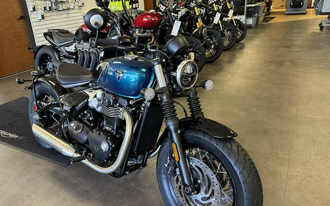 2026 Triumph Bonneville Bobber Interstellar Blue