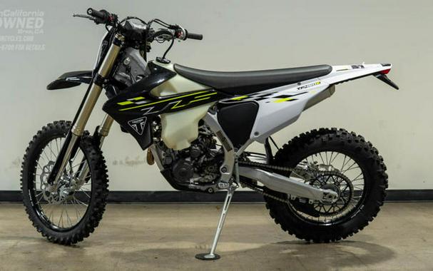 2026 Triumph TF 450-E Jet Black/Pure White