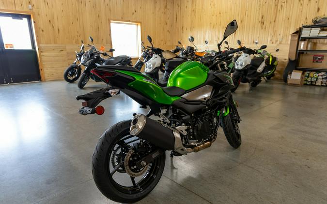 2024 Kawasaki Z500 ABS - Candy Lime Green/Metallic Flat Spark Black/Metallic Graphite Gray