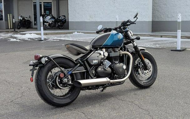2026 Triumph Bonneville Bobber Interstellar Blue