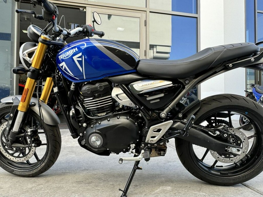 2024 Triumph Speed 400 Caspian Blue / Storm Grey